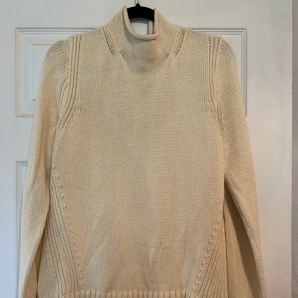 JCrew roll neck cotton sweater - XL - NWT